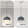 Pendant Light Fixture with Adjustable Hanging Cable and E27 Bulb Base