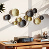 HOMCOM Metal Wall Art, Modern Hanging Wall Decor with Multi-Disc Design for Living Room