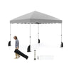300 x 300 cm Pop up Canopy Tent with Wheeled Bag-Grey