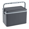 Portable Hard Cooler 12 L Injection Molded Insulated Ice Chest with Easy-Grip Handle-Grey