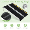 Portable Aluminum Wheelchair Ramp with Transition Plate-3FT