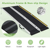 Portable Aluminum Wheelchair Ramp with Transition Plate-5FT