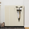 Portable Single Clothes Closet with Hanging Rail-Beige