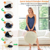 Portable Steam Sauna Tent with 1000W 3L Steam Generator and Chair-Black