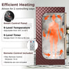 Portable Steam Sauna for Home with 3L Steam Generator-Coffee