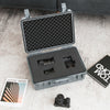 Portable Grey Waterproof Hard Case with Customizable Fit Foam-Grey-45 x 34 x 18 cm