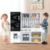 Pretend Play Kitchen for Kids with Utensils Aged 3+-Silver
