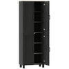 HOMCOM Freestanding Kitchen Cupboard, 4-Door Storage Cabinet with Adjustable Shelves, Modern Kitchen Pantry for Dining Room, 170cm, Black