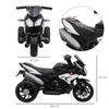HOMCOM Kids Electric Motorcycle Ride-On Toy, with Three Wheels, Music, Horn, Lights