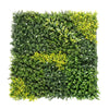 Outsunny Artificial Plant Wall Panel, 100x100 cm Artificial Grass Backdrop Wall, Green