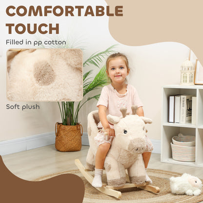 AIYAPLAY Rocking Horse in Beige