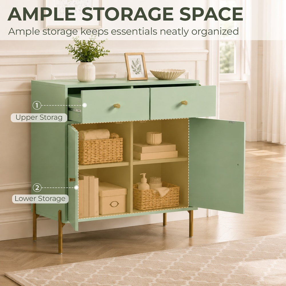 HOMCOM Modern Sideboard in Light Green