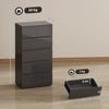 HOMCOM Chest of Drawers, 5-Drawer Storage Cabinets, Modern Dresser, Storage Drawer Unit for Bedroom