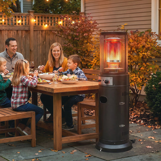 Outsunny Gas Patio Heater in Black