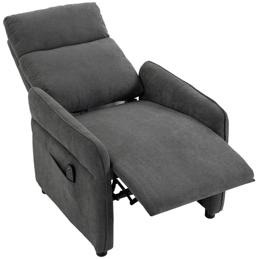 HOMCOM Recliner Armchair in Dark Grey