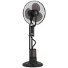 HOMCOM Pedestal Fan with Water Mist Spray, Spray Misting Fan with 70Â° Oscillation, Tilt Head, 3 Speeds, 3 Modes, Adjustable Mist, 3.2L Water Tank, for Home, 120 cm