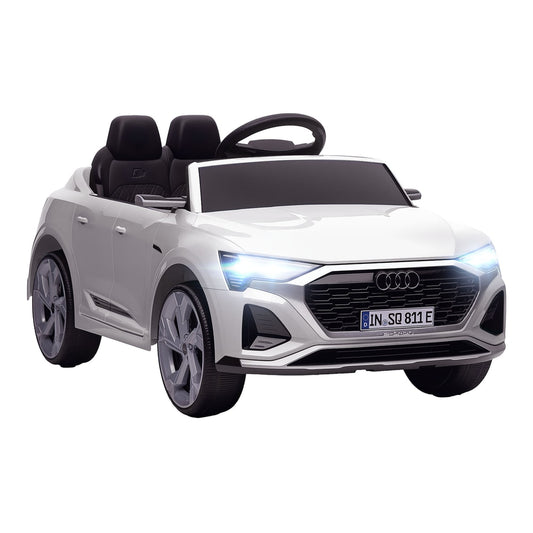 AIYAPLAY Sportback Licensed Ride on Car in White