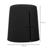 Outsunny 196 x 230 cm Hanging Egg Chair Protective Cover - Black