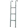 HOMCOM 12/14ft Trampoline Ladder Galvanized w/ Non-slip Mat