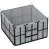 PawHut Steel Dog Whelping Box with Washable Whelping Pad, Wind-Resistant Cloth, for Small, Medium Dogs, 102 x 102 x 60cm