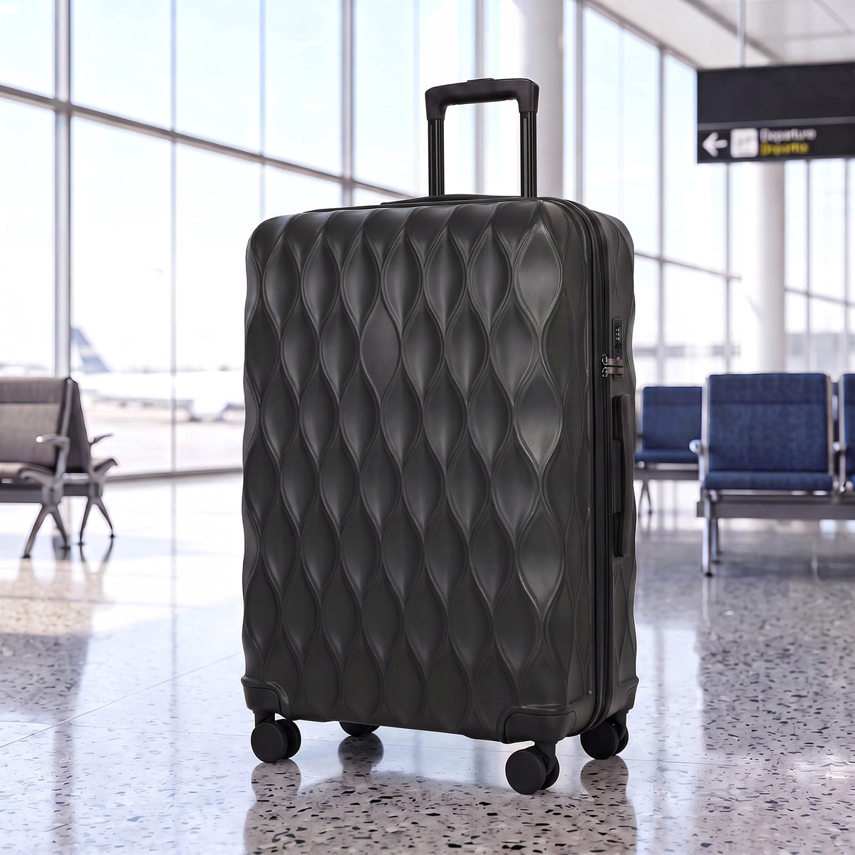 HOMCOM 28Inch Suitcase in Black