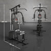HOMCOM Multifunction Home Gym Machine, with 45kg Weight Stacks, for Strength Training