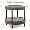 Rattan Pets Set with Cat Bed Cat House and Dog House