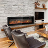 102/127 cm Wall Mounted Recessed Freestanding Electric Fireplace-Size 2