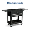 Lockable Rolling Tool Cart with Wheels and Drawers