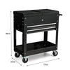 Lockable Rolling Tool Cart with Wheels and Drawers