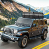 600L Waterproof Rooftop Cargo Carrier Bag Luggage Lock-Grey
