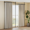 Room Divider Curtain Rod Adjustable Floor to Ceiling Tension Rod-Black