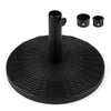 Round Patio Umbrella Base with Adjustable Knob for Yard