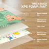AIYAPLAY Baby Play Mat, Double Sideded Foldable Kids Crawling Mat, Reversible & Waterproof, Dinosaur