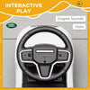 AIYAPLAY Land Rover Licensed Toddler Ride on Car with Horn, Engine Sounds, Under-Seat Storage, for 18-36 Months, White