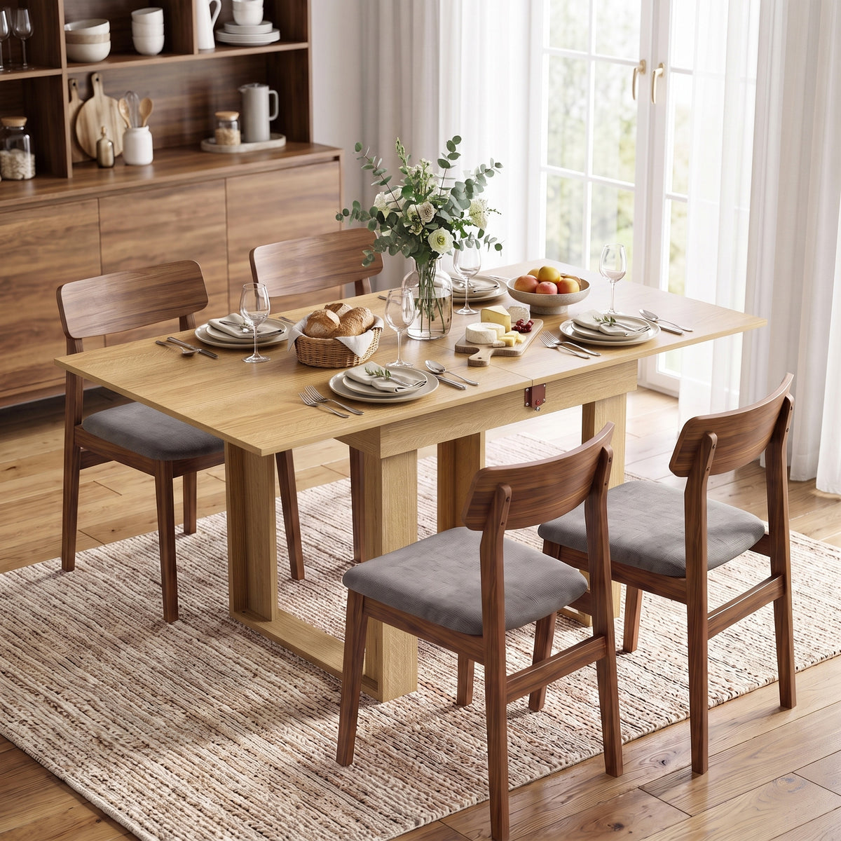 HOMCOM Folding Dining Table