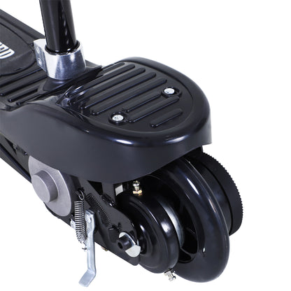 HOMCOM Powered E-Scooter Ride-On, with Brakes, Adjustable Seat, Adjustable Handlebars, Black