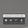 Outsunny Outdoor Seat Cushion Pads for Rattan Furniture, 3 PCs Garden Furniture Cushions, Dark Grey