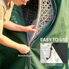 Outsunny 196 x 230 cm Hanging Egg Chair Protective Cover - Green