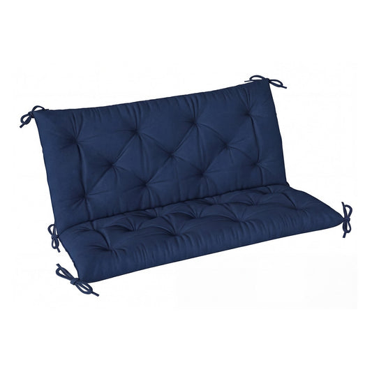 Outsunny 2 Seater Bench Pad in Dark Blue