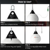 Water Punching Bag with Water Injector and Hanging Accessories-White