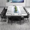 Set of 10 Stackable Waiting Room Chairs with Mesh Backrest-Black