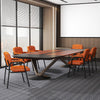 Set of 2 Big and Tall Guest Chair Waiting Room Chairfor Reception Meeting-Coffee