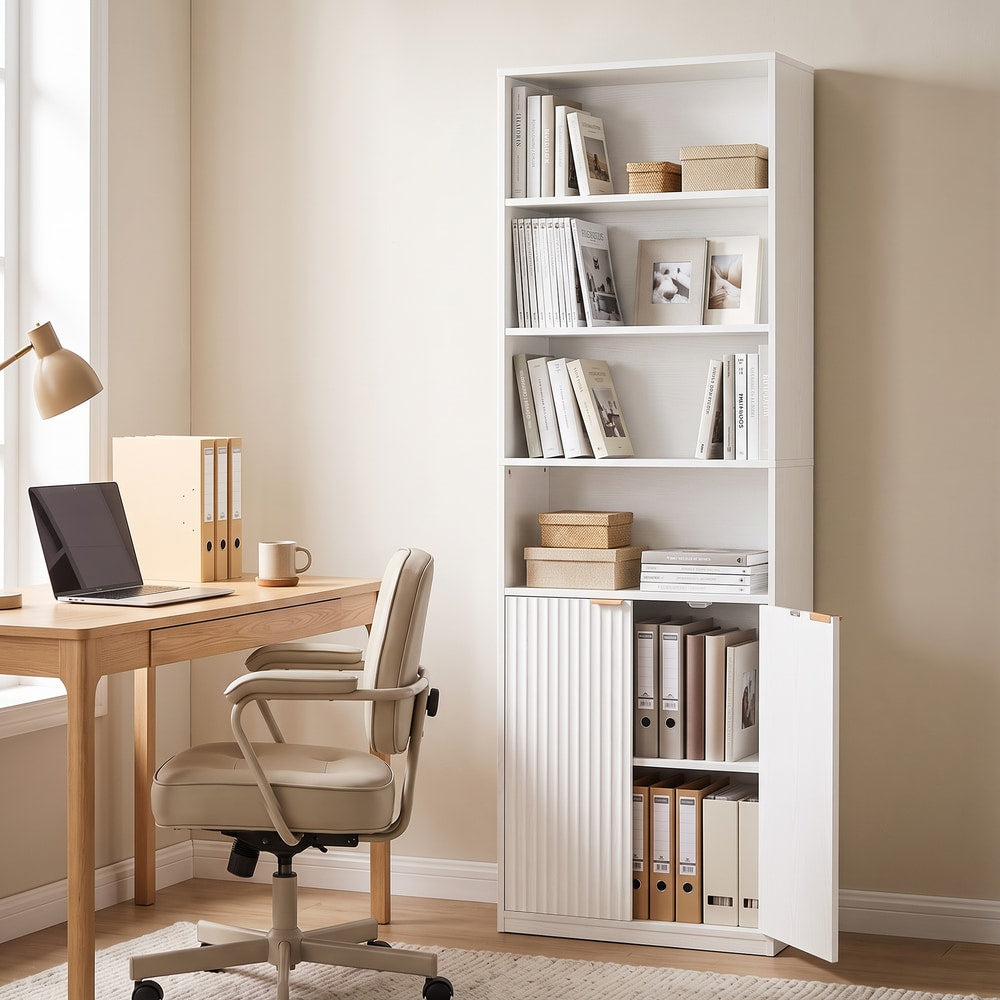 HOMCOM Bookcase in White