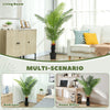 HOMCOM 150cm Artificial Areca Palm Tree with 12 PE Leaves, Decorative Artificial Plant with Plastic Pot and Flocked Soil, Fake Plant for Home Office Decor, Green