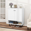 Sideboard Buffet Cabinet 2-Door Kitchen Storage Cabinet for Dining Room Living Room-White