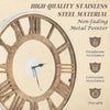 15.5/20 Inch Silent Wall Clock with Classic Frame-L