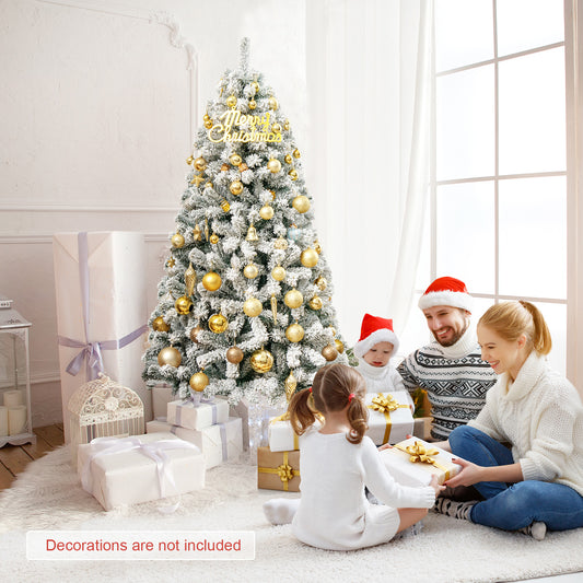 180 cm Snow Flocked Artificial Christmas Tree