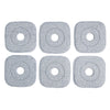 Spin Mop and Bucket Set Square with 8 Microfiber Mop Pads-Green