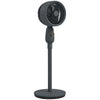 HOMCOM Pedestal Fan, Powerful Air Circulator, 12 Inch Floor Standing Fan with 3 Speed Settings, Oscillating Function for Bedroom, Home and Office, Grey